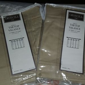Croscil Tab Top valances